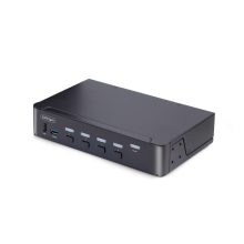 Imagen del StarTech.com Switch Conmutador KVM DisplayPort de 4 Puertos compatible con resolución 8K60/4K144, modelo D86A2-4-PORT-8K-KVM