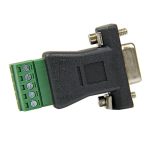 Adaptador de StarTech.com RS422 RS485 Serial DB9 a Bloque Terminal negro, SKU DB92422