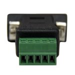Adaptador de StarTech.com RS422 RS485 Serial DB9 a Bloque Terminal negro, SKU DB92422