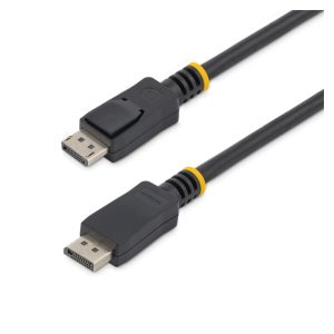Cable de 1m DisplayPort 1.2 Ultra HD 4K de StarTech.com, certificado por VESA, con conectores DP con pestillo. SKU: DISPL1M