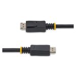 Cable de 1m DisplayPort 1.2 Ultra HD 4K de StarTech.com, certificado por VESA, con conectores DP con pestillo. SKU: DISPL1M