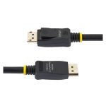 StarTech.com Cable DisplayPort 1.2 de 2 metros, 4K 60Hz, con Certificación VESA y pestillos, Paquete de 10 - DISPL2M10PK