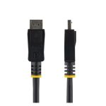 Cable DisplayPort de 3 metros StarTech para monitor, soporta 4K x 2K Ultra HD con conectores con pestillo, SKU DISPL3M