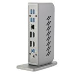 Estación de acoplamiento StarTech.com híbrido USB 3.0 para portátil con dos monitores HDMI o DisplayPort 4K, compatible con USB Tipo C o A, SKU DK30A2DHUUE