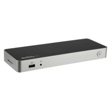 Imagen del StarTech.com Dock USB C DK30CHDPPDUE para 2 monitores 4K 30Hz con HDMI y DisplayPort, entrega de potencia 60W, SD, hub con 4 USB-A 3.0, Gb Ethernet y audio, compatible con Thunderbolt 3.