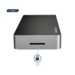 Imagen del StarTech.com Dock USB C DK30CHDPPDUE para 2 monitores 4K 30Hz con HDMI y DisplayPort, entrega de potencia 60W, SD, hub con 4 USB-A 3.0, Gb Ethernet y audio, compatible con Thunderbolt 3.