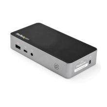 StarTech.com Docking Station USB-C con replicador de puertos USB Tipo C, incluye dos puertos HDMI para dos monitores, 65W Power Delivery, hub USB y Ethernet, SKU DK30CHHPDEU