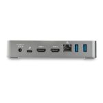 StarTech.com Docking Station USB-C con replicador de puertos USB Tipo C, incluye dos puertos HDMI para dos monitores, 65W Power Delivery, hub USB y Ethernet, SKU DK30CHHPDEU