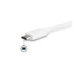 StarTech.com adaptador multipuertos USB-C a DVI-D con carga de 60W, GbE, USB-A, y mini dock portátil; SKU DKT30CDVPD