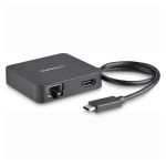 Adaptador multipuertos USB-C StarTech.com con 4K HDMI, Gigabit Ethernet y puerto USB 3.0, SKU DKT30CHD, compatible con Thunderbolt 3