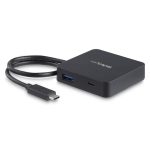 Adaptador multipuertos USB-C StarTech.com con 4K HDMI, Gigabit Ethernet y puerto USB 3.0, SKU DKT30CHD, compatible con Thunderbolt 3
