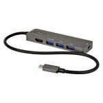 StarTech.com Adaptador Multipuertos USB-C a HDMI 2.0b 4K 60Hz con HDR10, PD de 100W y Hub USB 3.0 de 4 Puertos, SKU DKT30CHPD3