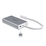 StarTech.com multipuerto adaptador blanco con USB-C, HDMI 4K, entrega de potencia 60W y hub USB-A, SKU DKT30CHPDW