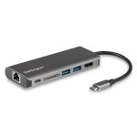 StarTech.com Docking Station USB-C para portátiles con puertos HDMI, Ethernet, lector SD, y Power Delivery. SKU: DKT30CSDHPD