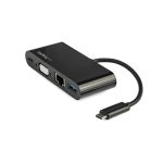 StarTech.com Docking Station USB-C para Portátiles con Monitor VGA 1080p, Entrega de Alimentación de 60W Passthrough, USB 3.1 Gen 1 Tipo-A 5Gbps y Gigabit Ethernet. SKU: DKT30CVAGPD