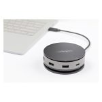 Adaptador multipuertos USB-C StarTech, con HDMI, DisplayPort de 4K a 60Hz, VGA 1080p, PD de 75W, SKU DKT31CHDVCM