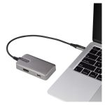 Adaptador multipuertos USB-C a HDMI 2.0 de StarTech con soporte 4K a 60Hz y Power Delivery de 100W, modelo DKT31CHPD3