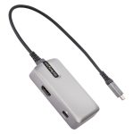 Adaptador multipuertos USB-C a HDMI 2.0 de StarTech con soporte 4K a 60Hz y Power Delivery de 100W, modelo DKT31CHPD3