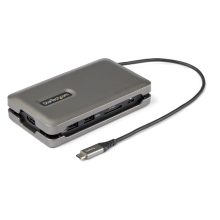 StarTech.com Adaptador Multipuertos USB-C a HDMI 4K 60Hz, con USB de 10Gbps, PD de 100W, y lectura de SD/MicroSD. SKU: DKT31CSDHPD3