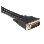 Cable StarTech.com de 20cm con conector DMS-59 LFH59 macho a dos conectores DVI-D hembra en color negro, SKU DMSDVIDVI1