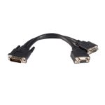 StarTech.com cable de 0,2m de LFH59 DMS-59 a doble dual VGA. Conectores DMS59 macho y 2x VGA hembra. SKU DMSVGAVGA1.