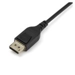 Imagen del StarTech.com Cable DisplayPort 1.4 certificado VESA, 2 metros, compatible con 8K 60Hz, HBR3, HDR, y UltraHD 4K 120Hz. SKU DP14MM2M.