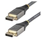 Cable de 3m de StarTech, DisplayPort 1.4 certificado VESA, soporta 8K a 60Hz y 4K a 120Hz. Ideal para monitores o pantallas, SKU DP14VMM3M.
