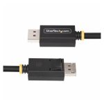 StarTech.com Cable DisplayPort 2.1 de 1 metro, Certificación VESA, soporta 8K a 60Hz, UHBR10, HDR, DSC 1.2a, HDCP 2.2, SKU DP21-1M-DP40-CABLE