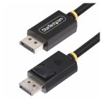 Imagen del StarTech.com Cable DisplayPort 2.1 de 1 metro con Certificación VESA, compatible con 16K/8K 60Hz, HDR y HDCP 2.2, SKU DP21-1M-DP80-CABLE
