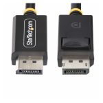 Imagen del StarTech.com Cable DisplayPort 2.1 de 1 metro con Certificación VESA, compatible con 16K/8K 60Hz, HDR y HDCP 2.2, SKU DP21-1M-DP80-CABLE