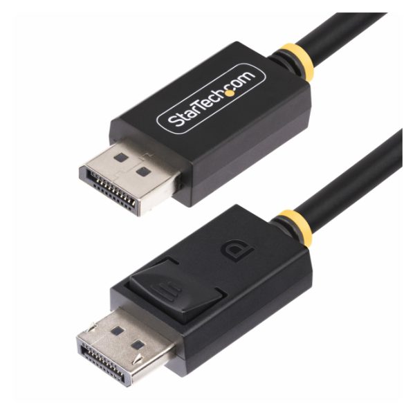StarTech.com Cable DisplayPort 2.1 de 2 metros con Certificación VESA, soporta UHBR10, HDR y HDCP 2.2. SKU: DP21-2M-DP40-CABLE