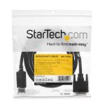 StarTech.com Cable Adaptador de Vídeo DisplayPort a DVI, 1,8m, conversor DP hasta 1920x1200, SKU DP2DVI2MM6