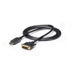 StarTech.com Cable Adaptador de Vídeo DisplayPort a DVI, 1,8m, conversor DP hasta 1920x1200, SKU DP2DVI2MM6