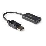 Adaptador StarTech.com DisplayPort a HDMI con HDR 4K 60Hz en color negro, SKU DP2HD4K60H.