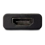 Adaptador StarTech.com DisplayPort a HDMI con HDR 4K 60Hz en color negro, SKU DP2HD4K60H.