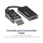 Adaptador conversor de StarTech.com de DisplayPort a HDMI con soporte para resolución 4K a 60Hz, SKU DP2HD4K60S