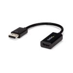 Adaptador activo StarTech.com conversor de vídeo de DisplayPort a HDMI con capacidad de 4K a 30Hz y audio, SKU DP2HD4KS. Ideal para ordenadores de sobremesa y laptops.
