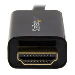 Cable conversor StarTech.com de DisplayPort a HDMI, 1 metro, color negro, Ultra HD 4K, SKU DP2HDMM1MB