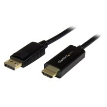 StarTech.com Cable Conversor DisplayPort a HDMI de 2 metros en color negro con soporte para Ultra HD 4K, SKU DP2HDMM2MB