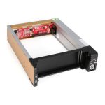 Rack móvil StarTech.com de aluminio reforzado para disco duro HDD SATA de 3,5 pulgadas con bandeja bahía de 5,25 pulgadas, SKU DRW150SATBK