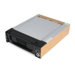 Rack móvil StarTech.com de aluminio reforzado para disco duro HDD SATA de 3,5 pulgadas con bandeja bahía de 5,25 pulgadas, SKU DRW150SATBK