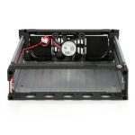 Rack móvil StarTech.com de aluminio reforzado para disco duro HDD SATA de 3,5 pulgadas con bandeja bahía de 5,25 pulgadas, SKU DRW150SATBK