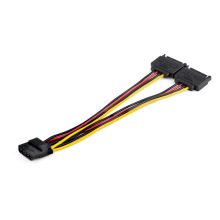 Imagen del StarTech Cable Divisor Splitter SATA a LP4 en Y, recubrimiento en PVC y alambre de 53,47mm2 - SKU DSATPMOLP4