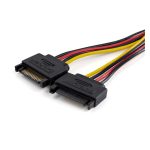 Imagen del StarTech Cable Divisor Splitter SATA a LP4 en Y, recubrimiento en PVC y alambre de 53,47mm2 - SKU DSATPMOLP4