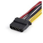 Imagen del StarTech Cable Divisor Splitter SATA a LP4 en Y, recubrimiento en PVC y alambre de 53,47mm2 - SKU DSATPMOLP4