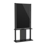 Soporte para pantallas de señalización digital StarTech.com en color negro con seguro, SKU DSIGNAGESTND