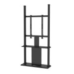 Soporte para pantallas de señalización digital StarTech.com en color negro con seguro, SKU DSIGNAGESTND