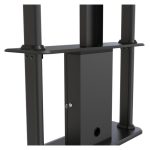 Soporte para pantallas de señalización digital StarTech.com en color negro con seguro, SKU DSIGNAGESTND