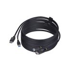 Cable KVM de StarTech modelo DU12210-KVM-CABLE. Incluye DisplayPort 1.2 y USB 3.0 para conmutador KVM, compatible con 4K a 60Hz y 5Gbps, 3 metros.