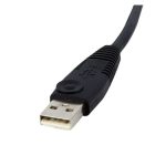 StarTech.com Cable de 3 metros para Switch Conmutador KVM 4en1 DVI-D Dual Link con conexión USB, audio y micrófono SKU DVID4N1USB10
